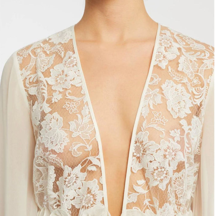 Rya Collection Amalfi Coverup 869 in Ivory-Robes-Rya Collection-Ivory-XSmall/Small-Anna Bella Fine Lingerie, Reveal Your Most Gorgeous Self!