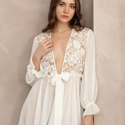Rya Collection Amalfi Coverup 869 in Ivory-Robes-Rya Collection-Ivory-XSmall/Small-Anna Bella Fine Lingerie, Reveal Your Most Gorgeous Self!