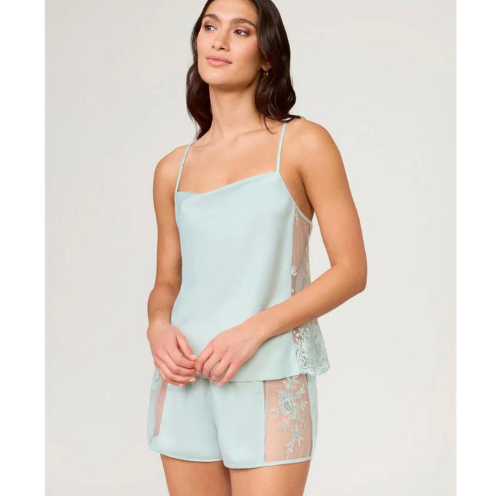 Rya Collection Darling Cami Tap Set 379 in Lagoon-Sleepwear-Rya Collection-Lagoon-XSmall-Anna Bella Fine Lingerie, Reveal Your Most Gorgeous Self!
