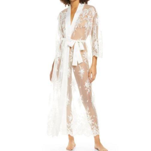 Rya Collection Darling Long Robe 220 in Ivory-Robes-Rya Collection-Ivory-XSmall/Small-Anna Bella Fine Lingerie, Reveal Your Most Gorgeous Self!
