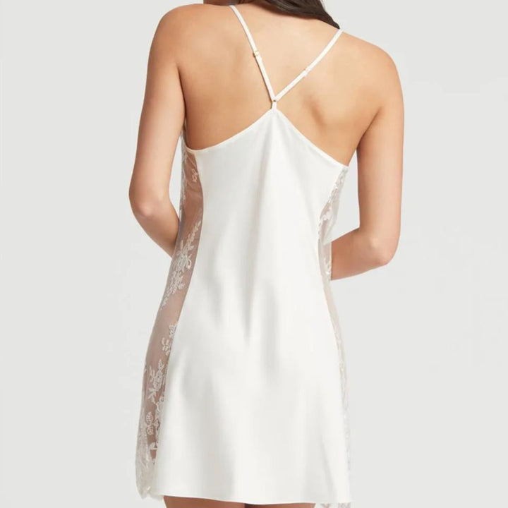 Rya Collection Darling Short Chemise 207 in Ivory-Loungewear-Rya Collection-Ivory-Small-Anna Bella Fine Lingerie, Reveal Your Most Gorgeous Self!