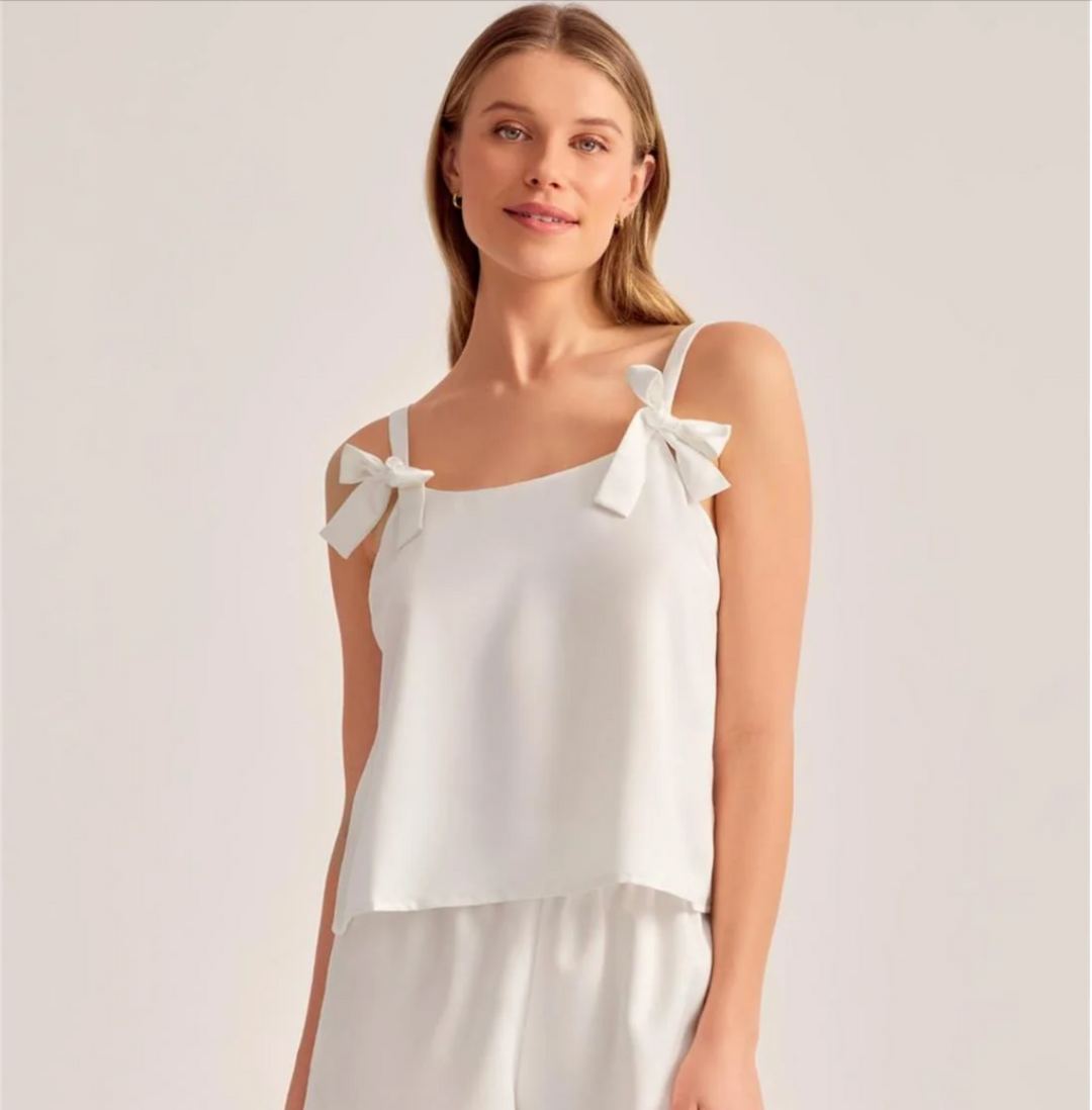 Rya Collection Halo Cami Tap Short Set 1159 in Ivory-Sleepwear-Rya Collection-Ivory-Xsmall-Anna Bella Fine Lingerie, Reveal Your Most Gorgeous Self!