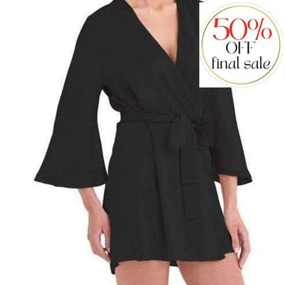 Rya Collection Heavenly Cover-Up 250-Anna Bella Fine Lingerie-Black-XSmall/Small-