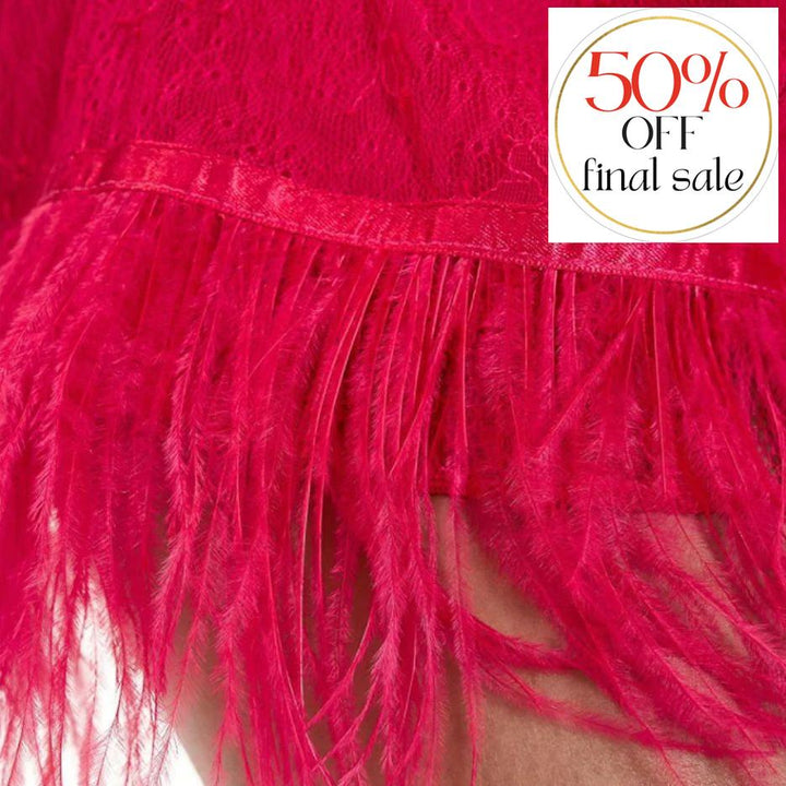 Rya Collection Jasmine Chemise 584 in Red-Loungewear-Rya Collection-Red-Small-Anna Bella Fine Lingerie, Reveal Your Most Gorgeous Self!