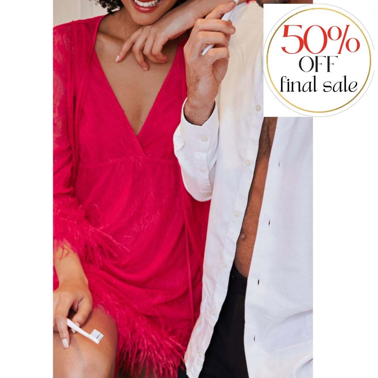 Rya Collection Jasmine Chemise 584 in Red-Loungewear-Rya Collection-Red-Small-Anna Bella Fine Lingerie, Reveal Your Most Gorgeous Self!