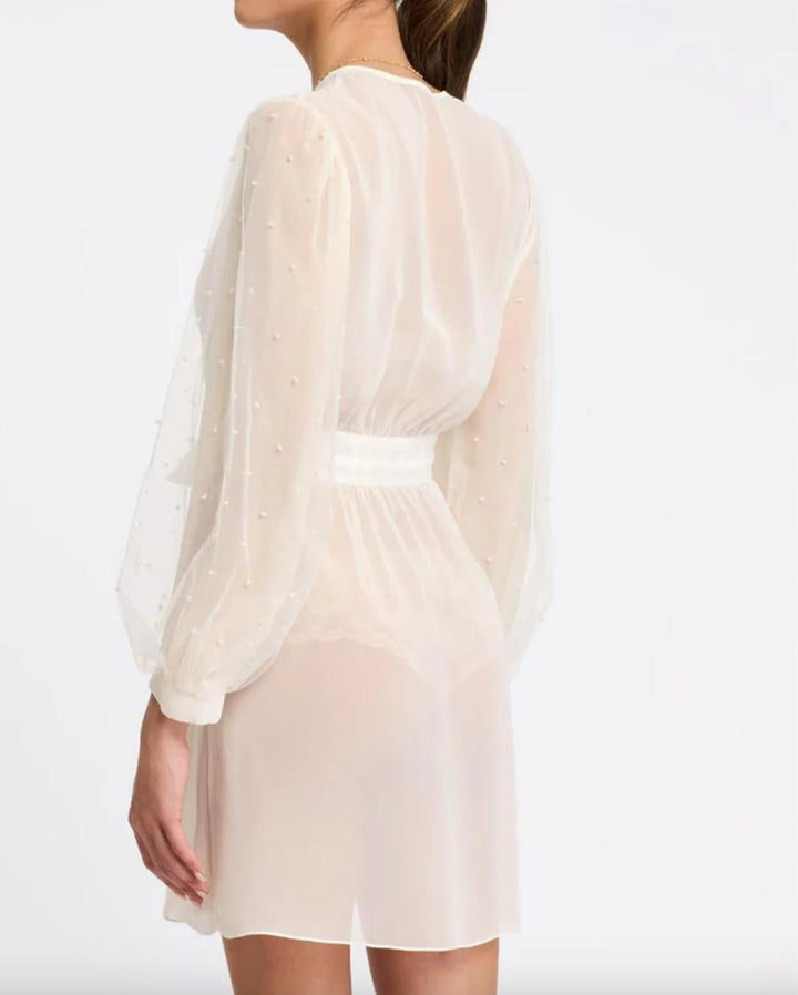 Rya Collection Pearl Cover Up 970 in Ivory-Robes-Rya Collection-Ivory-XSmall/Small-Anna Bella Fine Lingerie, Reveal Your Most Gorgeous Self!