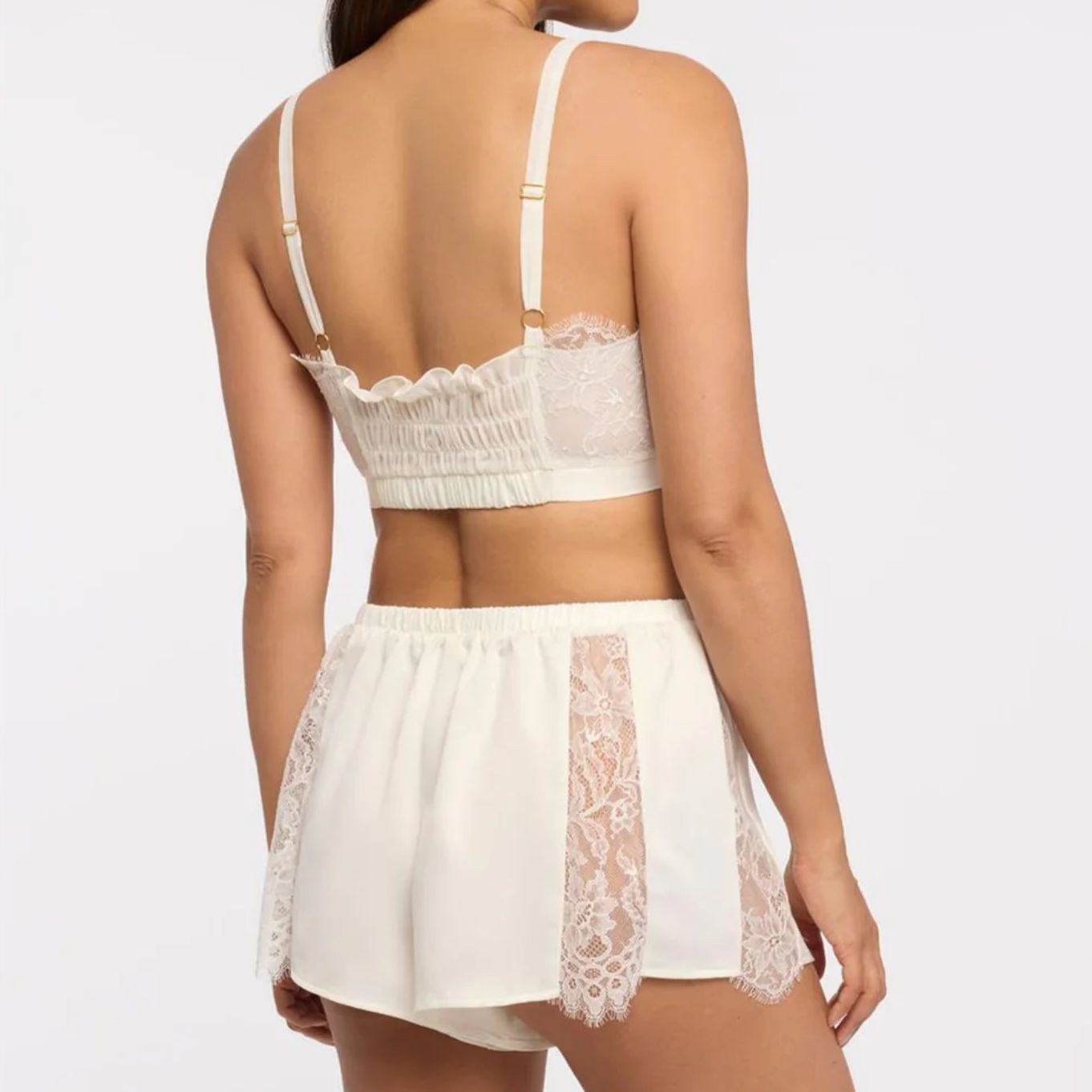 Rya Collection Serena Bralette Set with Mini Cover Up 785-Anna Bella Fine Lingerie-Ivory-XSmall-