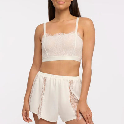 Rya Collection Serena Bralette Set with Mini Cover Up 785-Loungewear-Rya Collection-Ivory-XSmall-Anna Bella Fine Lingerie, Reveal Your Most Gorgeous Self!