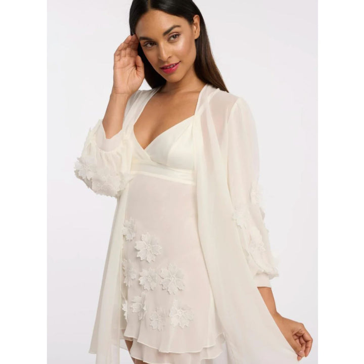 Rya Collection St. Tropez Chemise 843-Loungewear-Rya Collection-Ivory-XSmall-Anna Bella Fine Lingerie, Reveal Your Most Gorgeous Self!