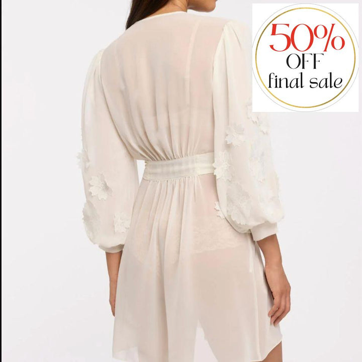 Rya Collection St. Tropez Cover Up 844-Robes-Rya Collection-Ivory-XSmall/Small-Anna Bella Fine Lingerie, Reveal Your Most Gorgeous Self!
