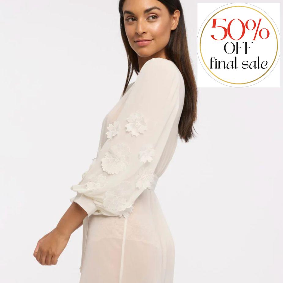 Rya Collection St. Tropez Cover Up 844-Robes-Rya Collection-Ivory-XSmall/Small-Anna Bella Fine Lingerie, Reveal Your Most Gorgeous Self!