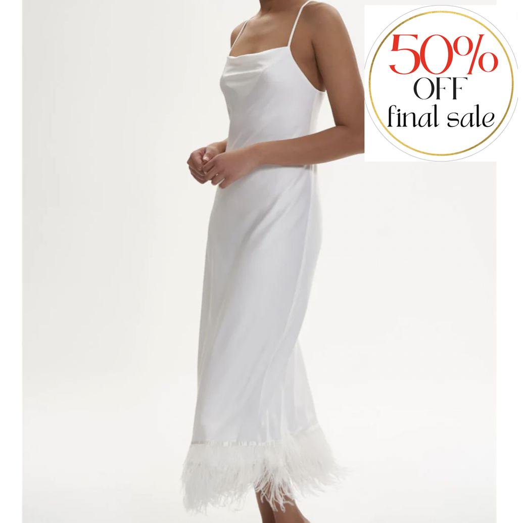 Rya Collection Swan Gown 617 in Ivory-Loungewear-Rya Collection-Ivory-Small-Anna Bella Fine Lingerie, Reveal Your Most Gorgeous Self!