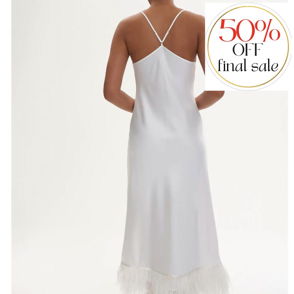 Rya Collection Swan Gown 617 in Ivory-Loungewear-Rya Collection-Ivory-Small-Anna Bella Fine Lingerie, Reveal Your Most Gorgeous Self!