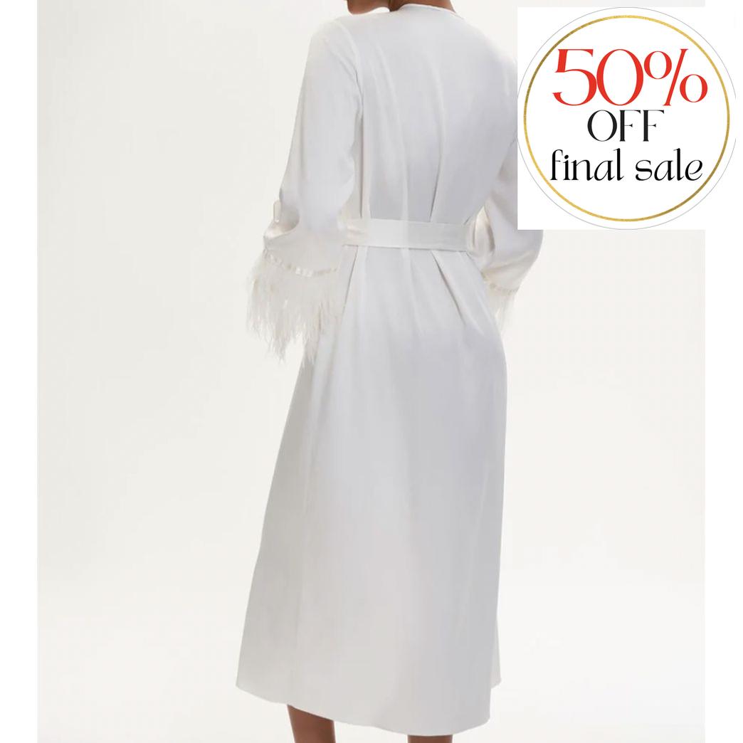 Rya Collection Swan Robe 570 in Ivory-Robes-Rya Collection-Ivory-XSmall/Small-Anna Bella Fine Lingerie, Reveal Your Most Gorgeous Self!