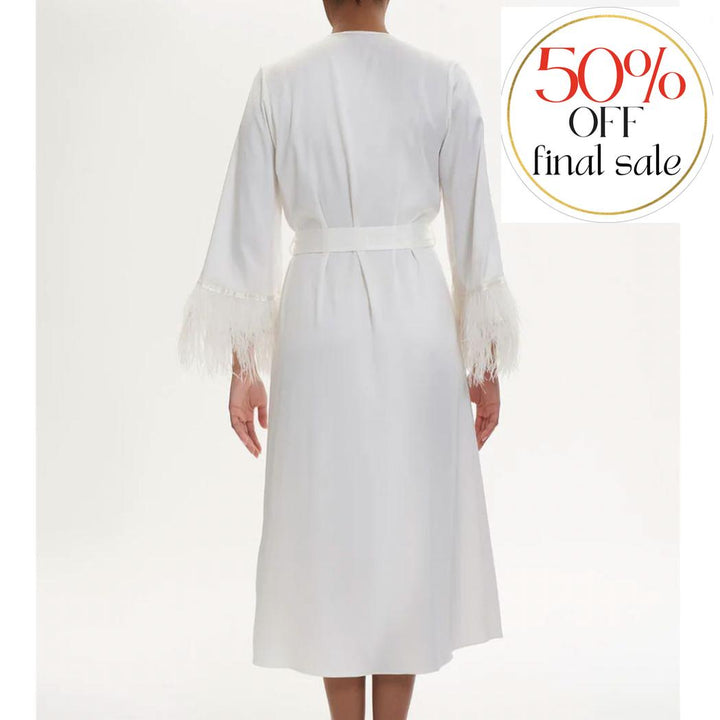 Rya Collection Swan Robe 570 in Ivory-Robes-Rya Collection-Ivory-XSmall/Small-Anna Bella Fine Lingerie, Reveal Your Most Gorgeous Self!