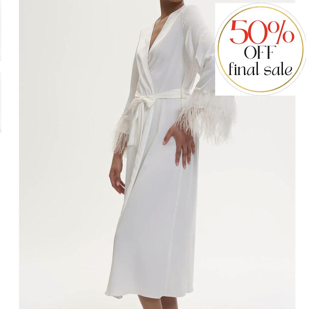 Rya Collection Swan Robe 570 in Ivory-Robes-Rya Collection-Ivory-XSmall/Small-Anna Bella Fine Lingerie, Reveal Your Most Gorgeous Self!
