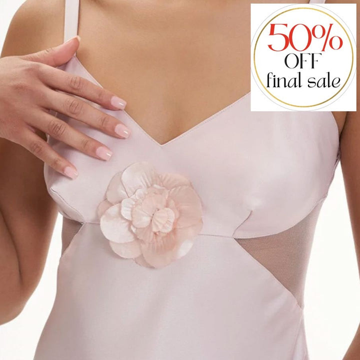 Rya Collection Tania Chemise in Sepia Rose 591-Loungewear-Rya Collection-Sepia Rose-XSmall-Anna Bella Fine Lingerie, Reveal Your Most Gorgeous Self!