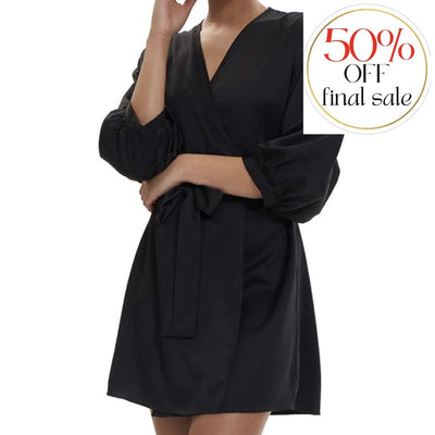 Rya Collection Tania Coverup in Black 593-Robes-Rya Collection-Black-XSmall/Small-Anna Bella Fine Lingerie, Reveal Your Most Gorgeous Self!