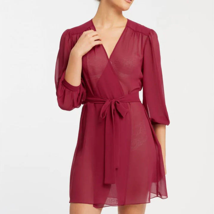 Rya Collection True Love Cover Up 706-Robes-Rya Collection-Sangria-XSmall/Small-Anna Bella Fine Lingerie, Reveal Your Most Gorgeous Self!