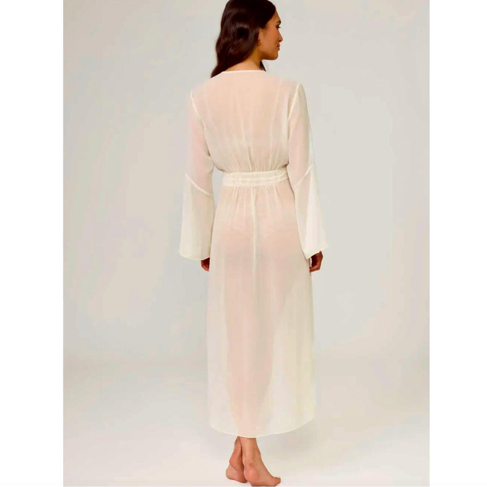 Rya Holland Robe in Ivory 1083-Robes-Rya Collection-Ivory-XSmall/Small-Anna Bella Fine Lingerie, Reveal Your Most Gorgeous Self!