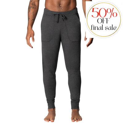 SAXX 3SixFive Pant SXLP37-Mens-SAXX-Black Heather-Small-Anna Bella Fine Lingerie, Reveal Your Most Gorgeous Self!