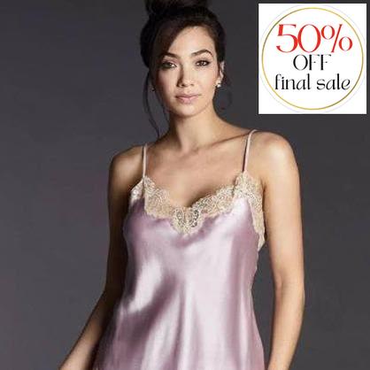 Sainted Sisters Scarlet Silk Cami L31002-Anna Bella Fine Lingerie-Fuschia-Large-