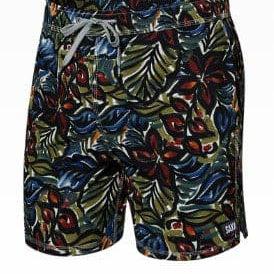 Saxx Oh Buoy Men's 5" Painterly Paradise Multi-Anna Bella Fine Lingerie-These 2N1 swim shorts combine a Slim Fit liner over a fixed-waist shell. The integrated liner is form-fitting through the butt and thighs. Made for beach bash and beyond. Featuring an ultra-light mesh liner and the BallPark Pouch™, Oh Buoy is primed for your next pool party. BallPark Pouch™, Three-D Fit™, Flat Out Seams™, rear patch pocket with security key loop, front pockets, stash pocket on leg