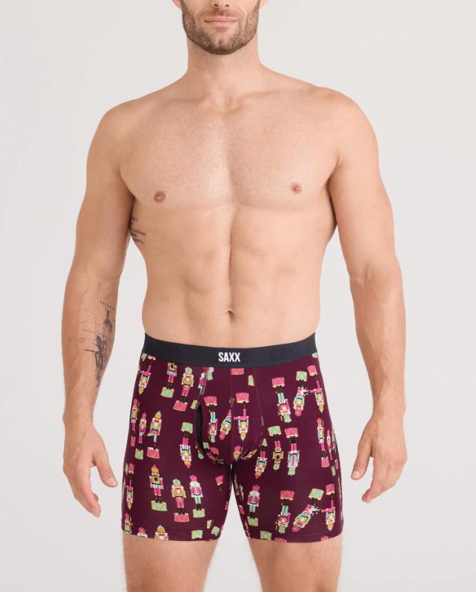 Saxx Vibe Extra Soft Comfort SXVX24F in Nutcracker-Mens-SAXX-Nutcracker Maroon-Small-Anna Bella Fine Lingerie, Reveal Your Most Gorgeous Self!