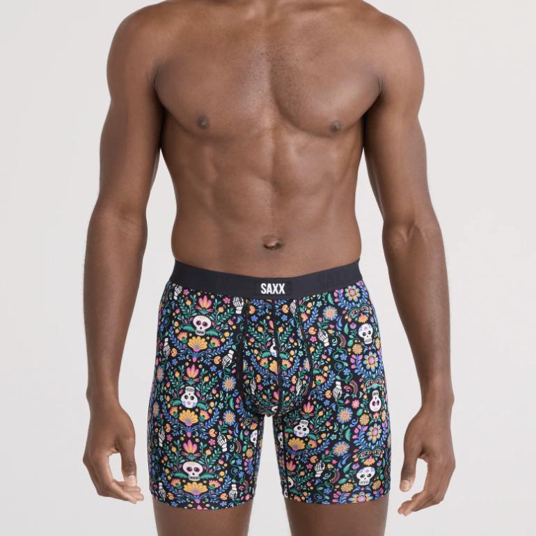 Saxx Vibe Extra Soft Comfort SXVX24F in Skull Garden-Mens-SAXX-Skull Garden-Small-Anna Bella Fine Lingerie, Reveal Your Most Gorgeous Self!
