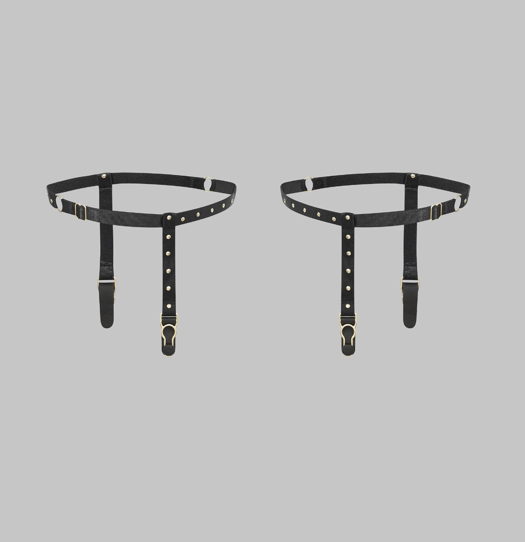 Scandale Studded Garters-Seductive Accessories-Scandale-Anna Bella Fine Lingerie, Reveal Your Most Gorgeous Self!