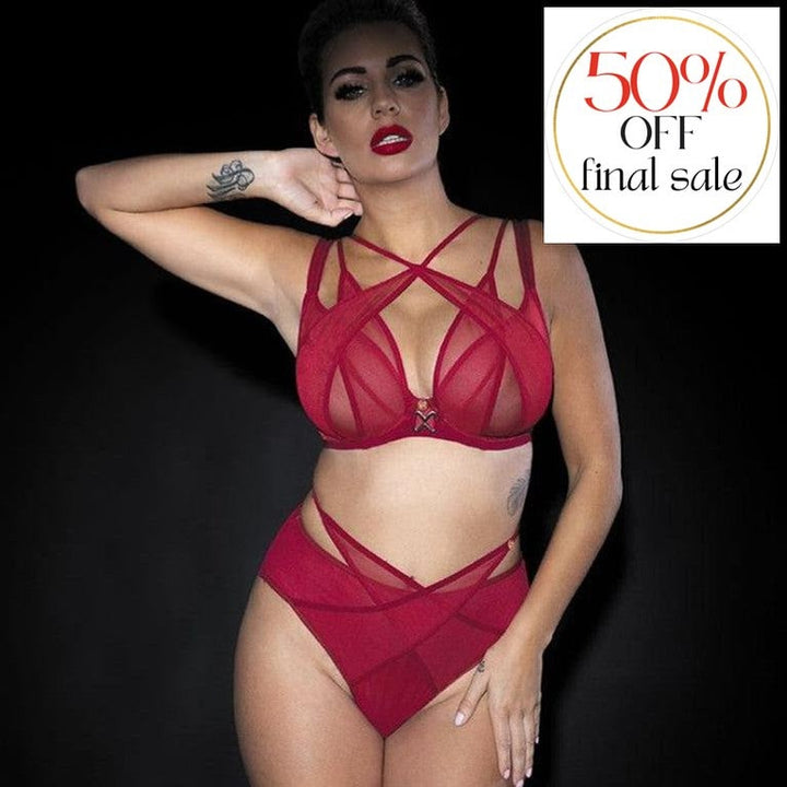 Scantilly Black Magic Plunge Bra ST007101-Bras-Scantilly-Black-32-DD-Anna Bella Fine Lingerie, Reveal Your Most Gorgeous Self!