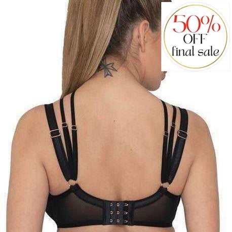 Scantilly Black Magic Plunge Bra ST007101-Bras-Scantilly-Black-32-DD-Anna Bella Fine Lingerie, Reveal Your Most Gorgeous Self!