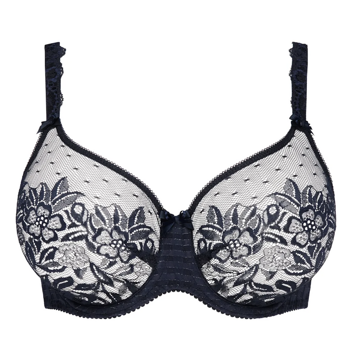 Prima Donna Madison Non Padded Full Cup Seamless Bra 0262127 in Blue Velvet