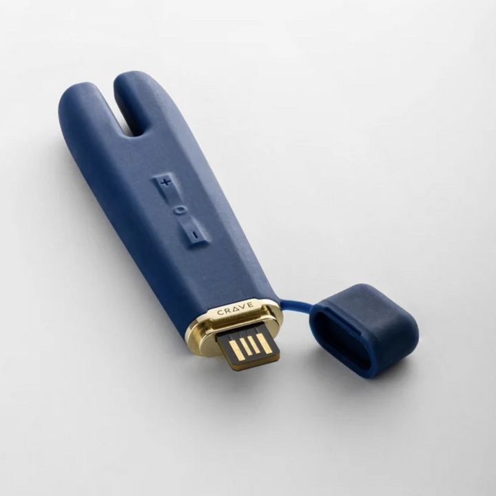 Crave Duet Flex Vibrator in Blue