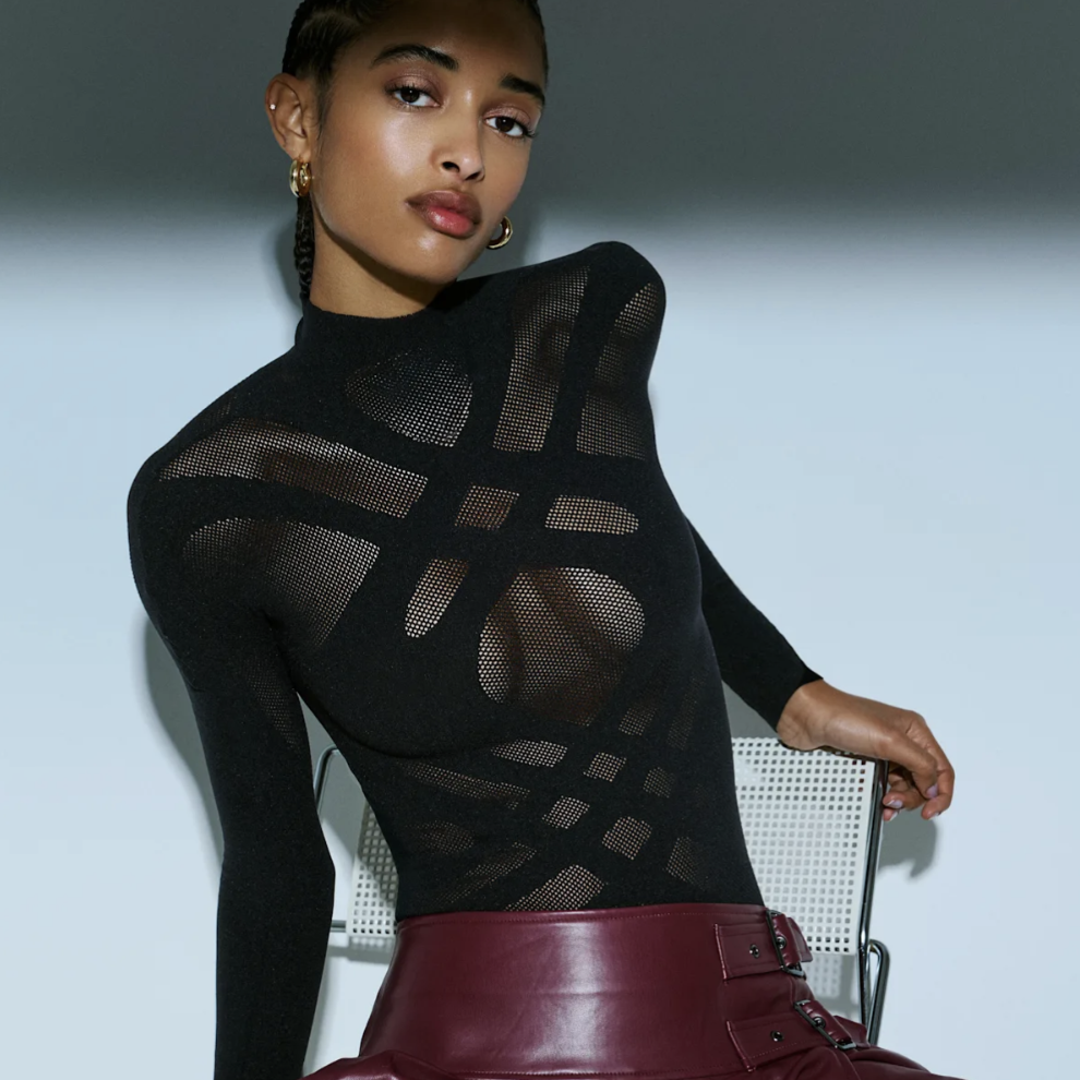 Andre Sarda Tegla Bodysuit 3503145 in Black