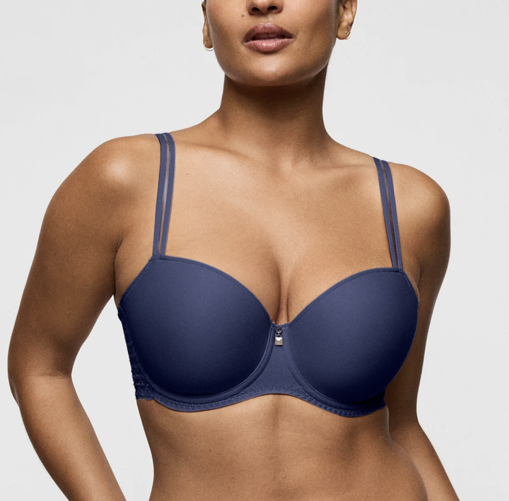 Prima Donna Twist Side Balcony Bra 0242572 in Indigofera