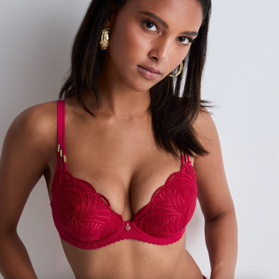 Aubade Vibes Push Up Bra 2BN08 in Love Potion-Anna Bella Fine Lingerie-Love Potion-32-D