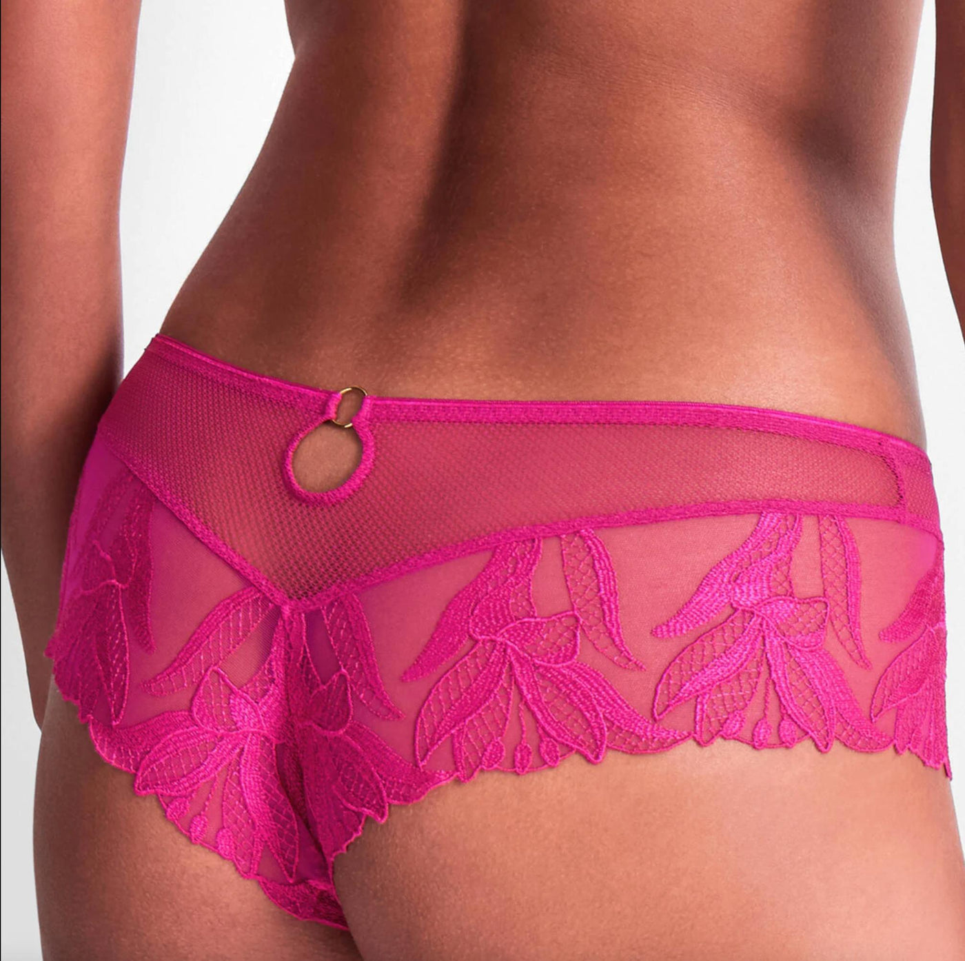 Aubade Sweet Euphoria Cheeky Brief in Passion Rose 6B70-Anna Bella Fine Lingerie-Passion Rose-XSmall-