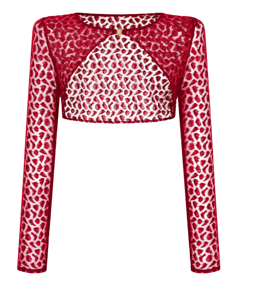 Aubade Crazy in Love Bolero in Red Delight 5D62
