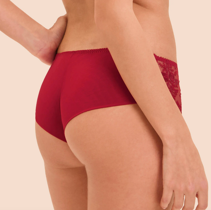 Simone Perele Intrigue Boyshort 1E2630 in Opera Red