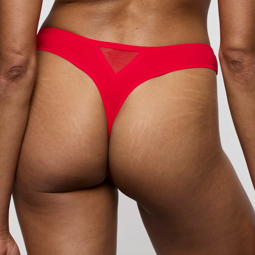 Marie Jo Louie Thong 0622090 in True Red