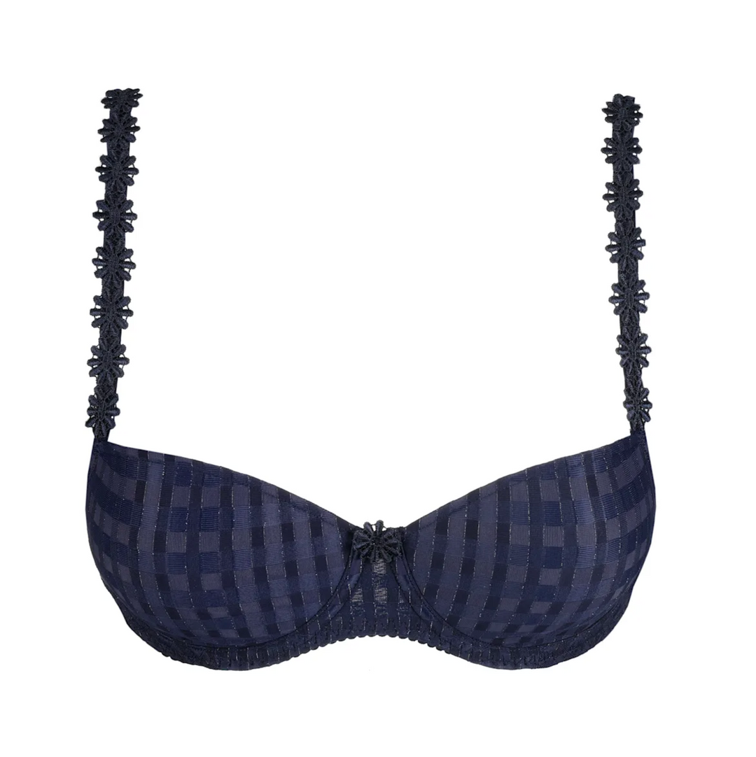 Marie Jo Avero Padded Balcony Bra in Velvet Blue 0100419