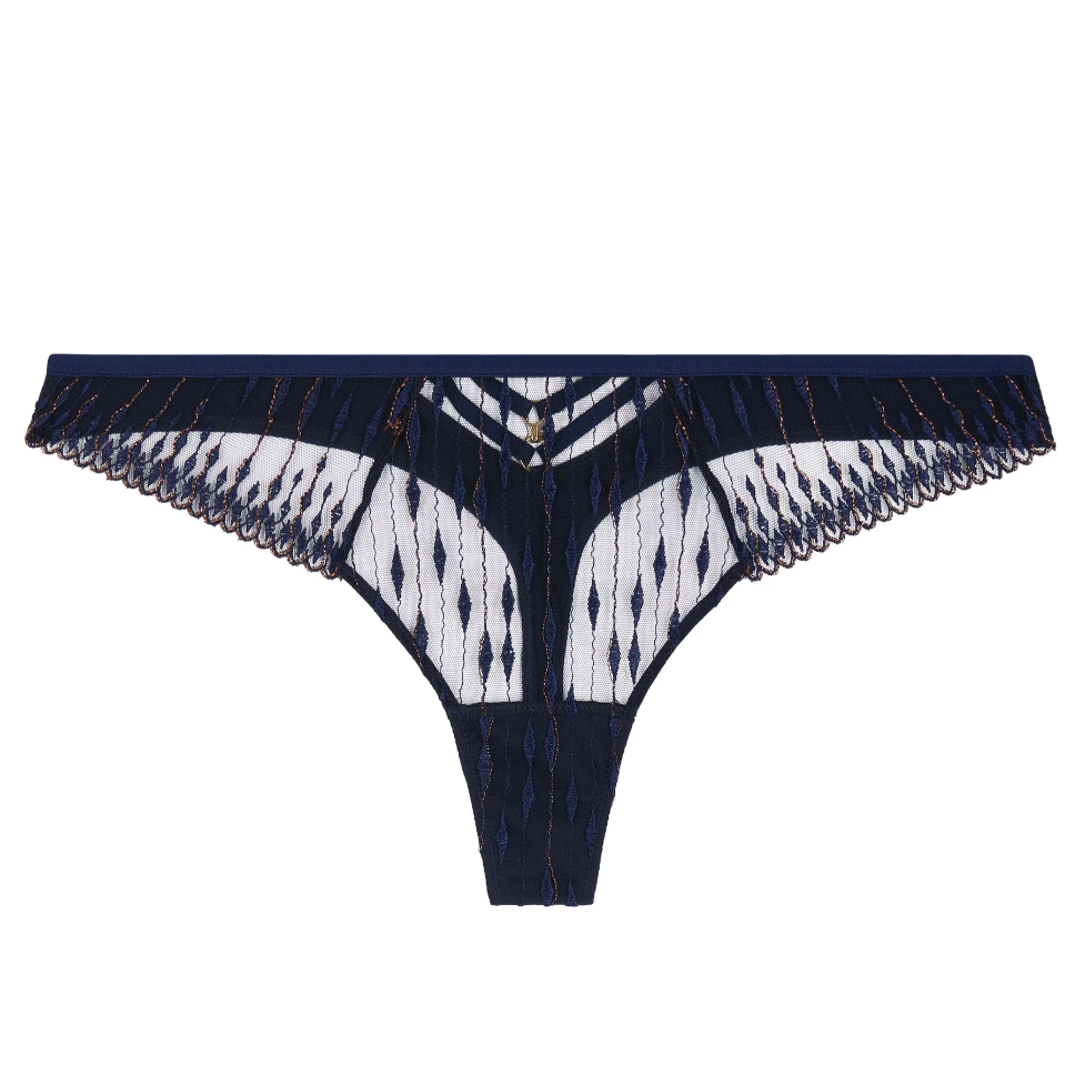 Aubade Voodoo Kiss Tanga in Blue Moon 3D26