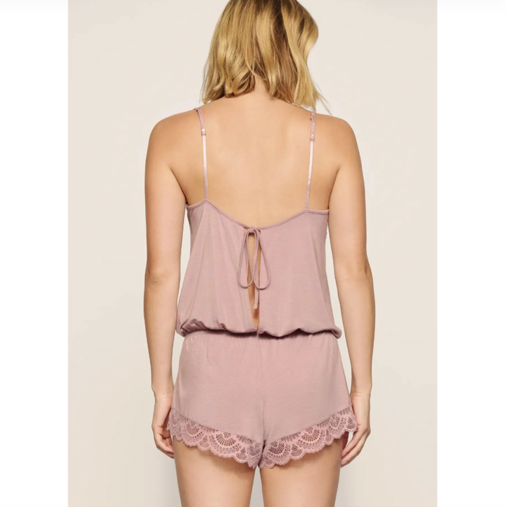 Eberjey Mariana Romper D1710 in Woodrose