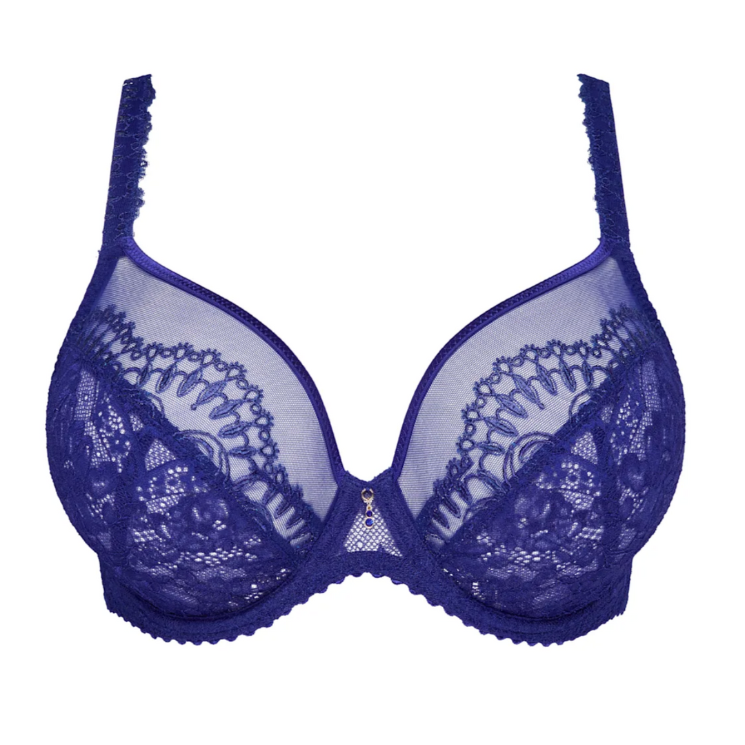 Prima Donna Shimla Plunge Bra in Crazy Blue 0163584