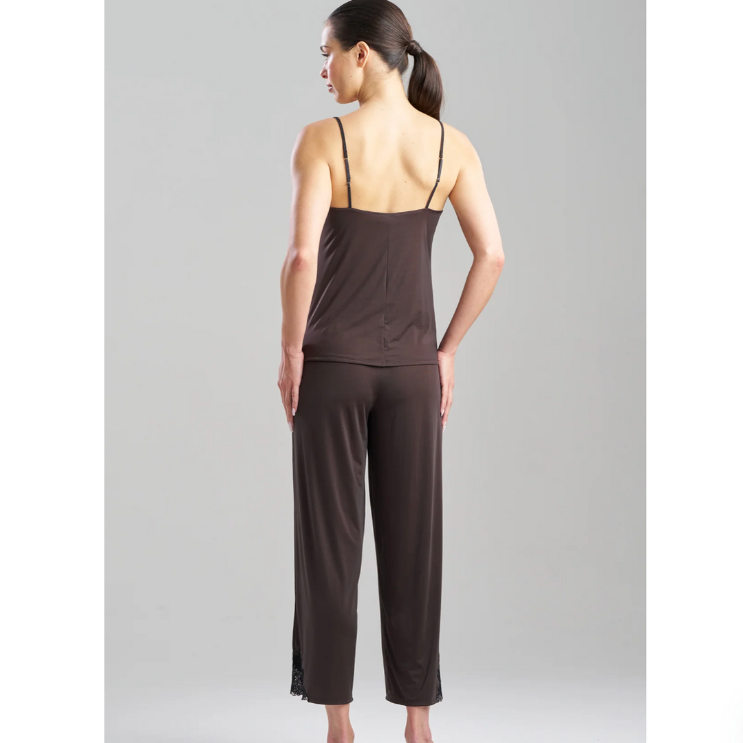 Natori Enchant Cami Pant Set V76312 in Espresso