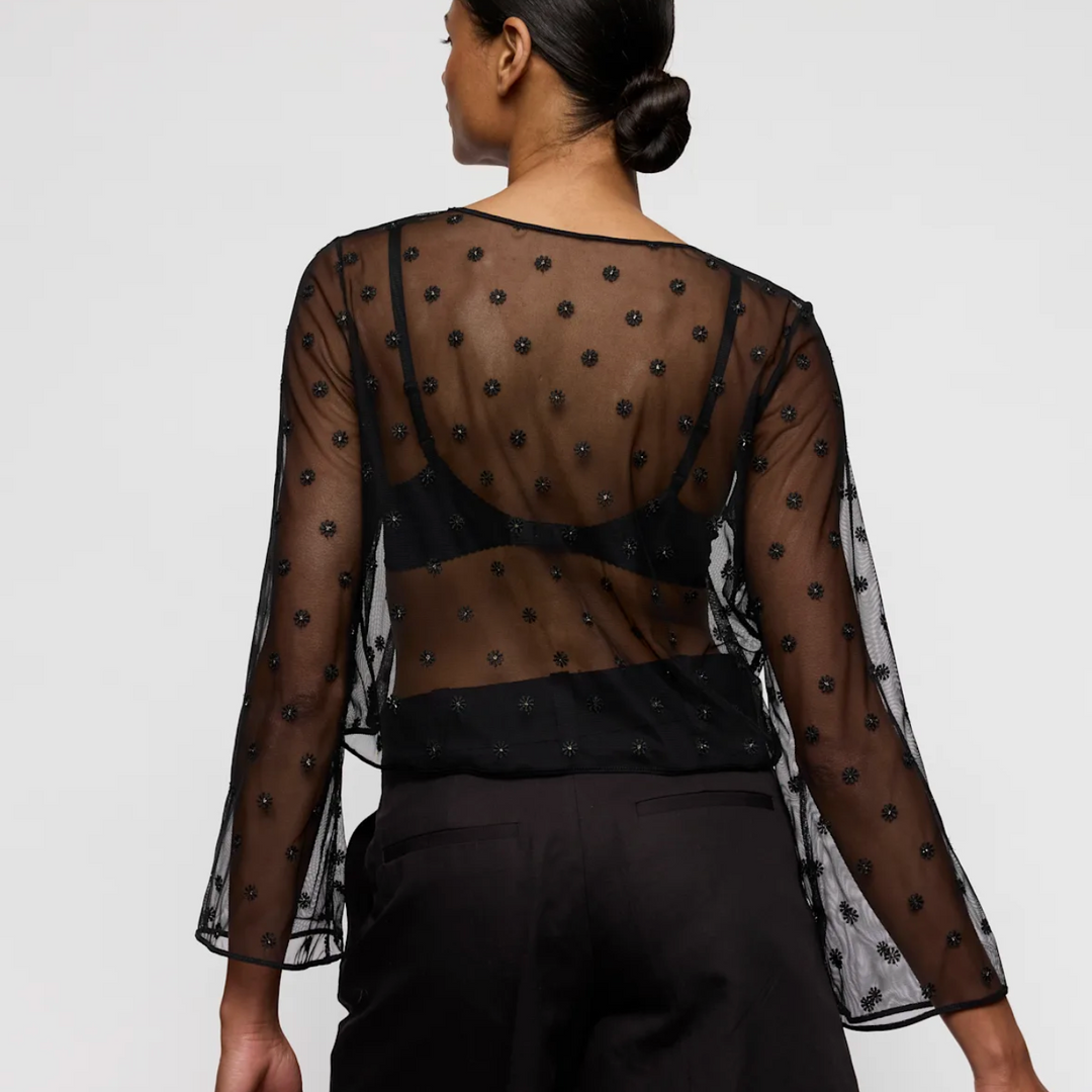 Marie Jo Daisy Top in Black 0803029