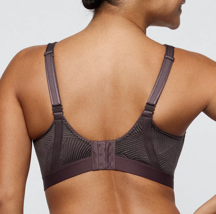 Prima Donna Sport The Game UW Non-Padded Sports Bra in Smokey Taupe 6000510