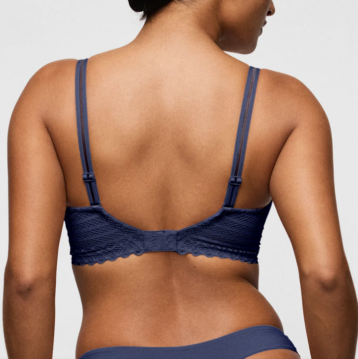 Prima Donna Twist Side Balcony Bra 0242572 in Indigofera
