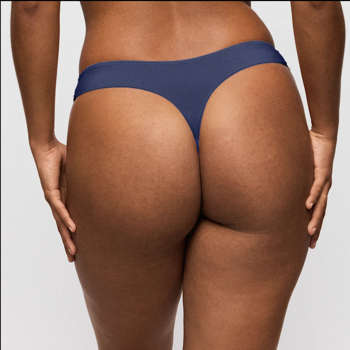 Prima Donna Twist Side Thong 0642570 in Indigofera